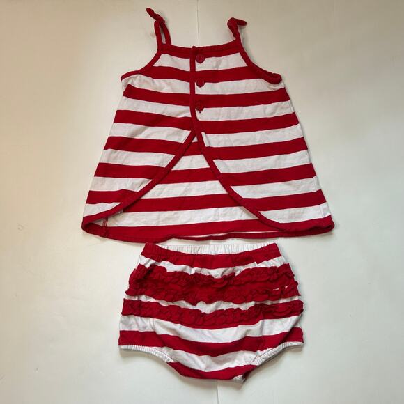 Hanna Andersson Striped Tunic and Bloomers Set 80 - Picture 5 of 5